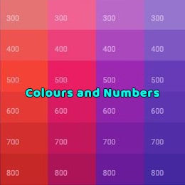 Colours of Numbers and Notes of Music
