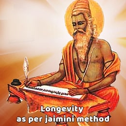 Longevity as per Jaimini Method (Jaimini Ayurdaya)