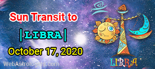 Sun Transit to Libra