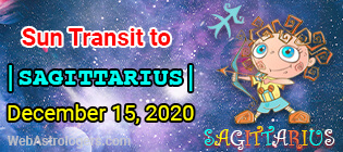 Sun Transit To Sagittarius