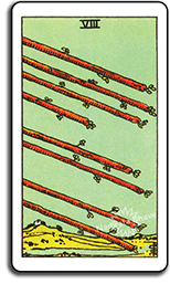 Eight of Wands