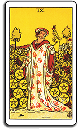 Nine of Pentacles